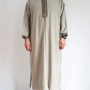 Djellaba Homme Hiver Brun
