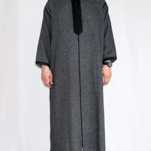 Djellaba Homme Hiver Noir