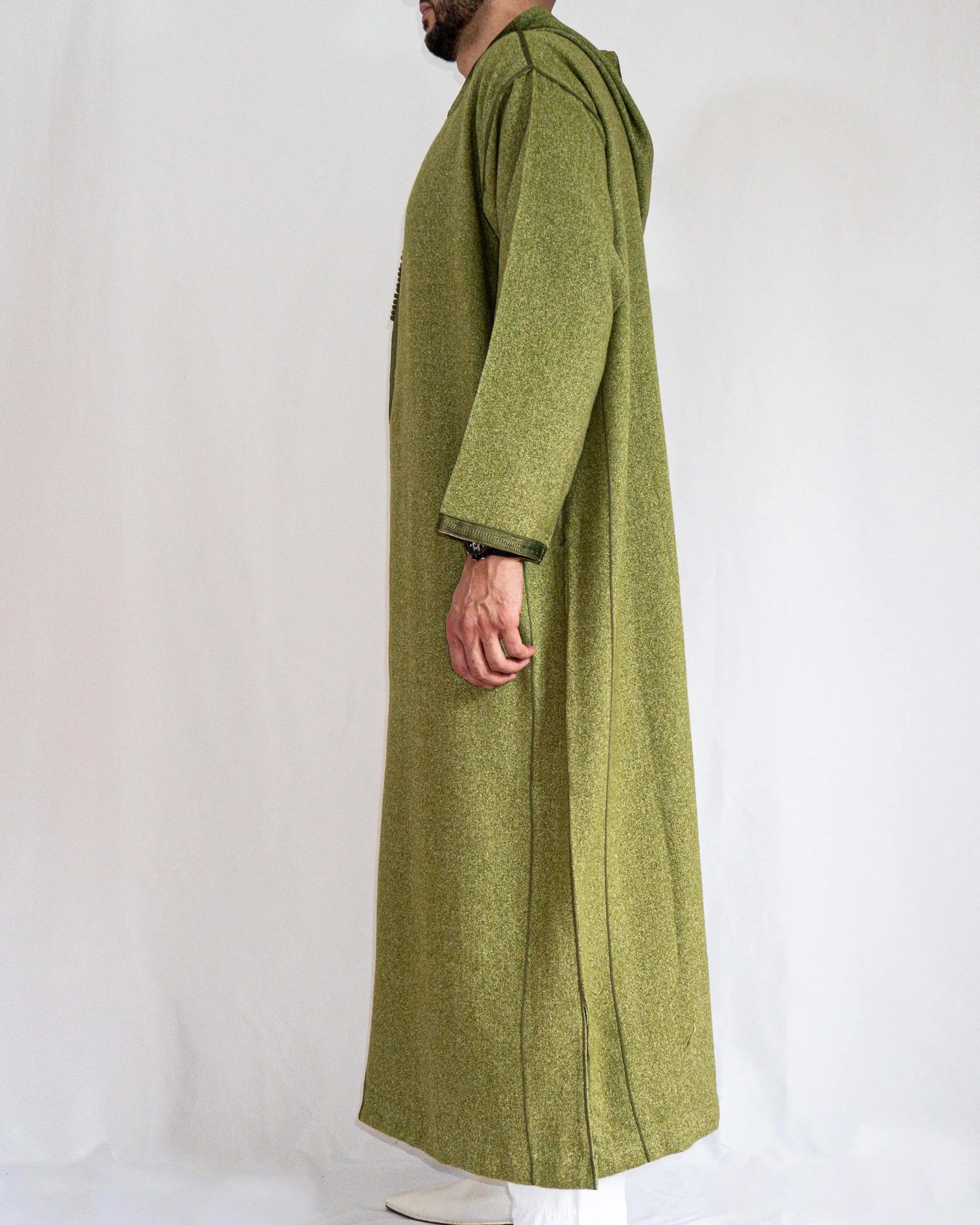 Djellaba Homme Hiver Vert