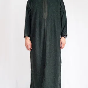 Djellaba Homme Hiver Vert sapin