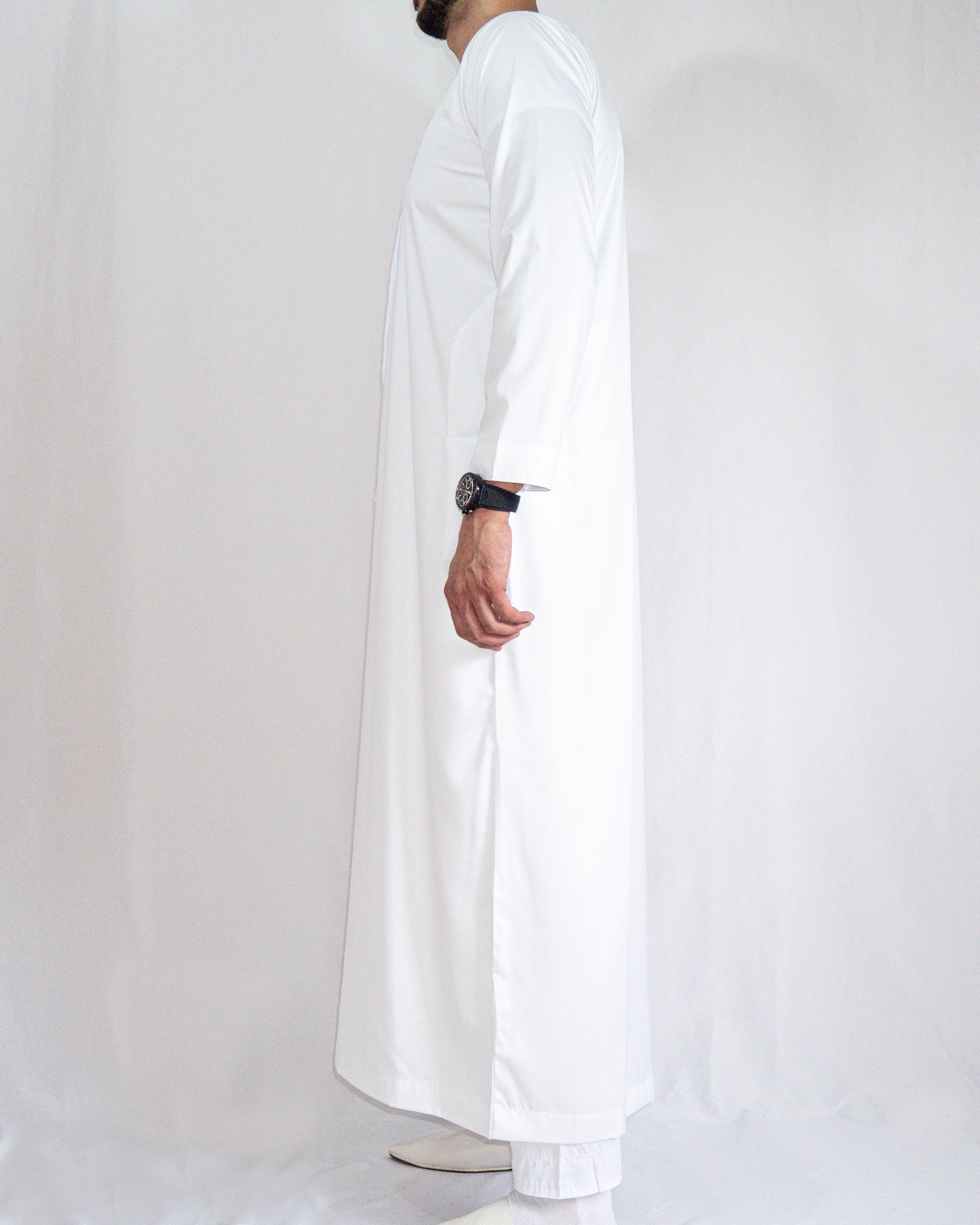 Qamis Émirati en Coton