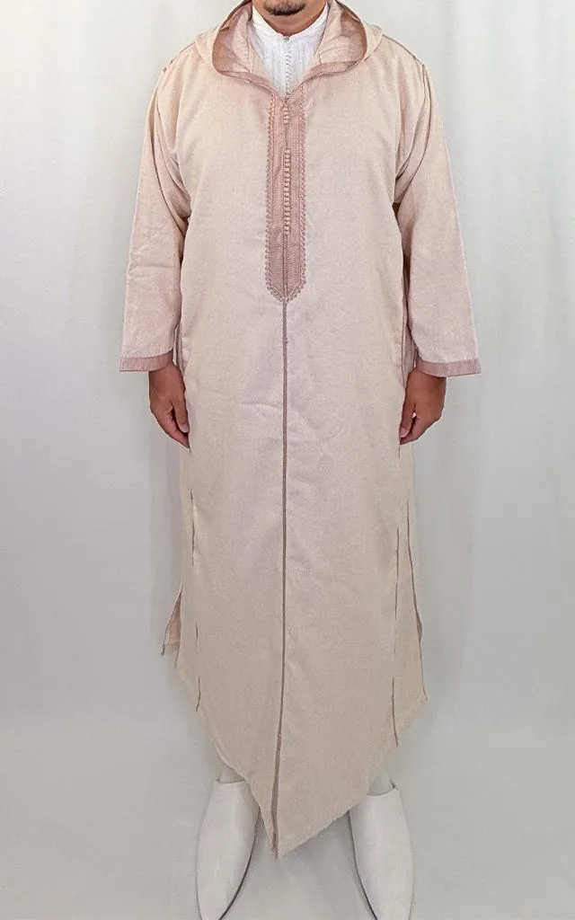 Djellaba Homme Hiver Beige