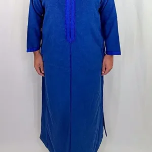 Djellaba Homme Hiver Bleu