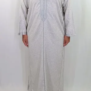 Djellaba Homme Hiver Gris clair