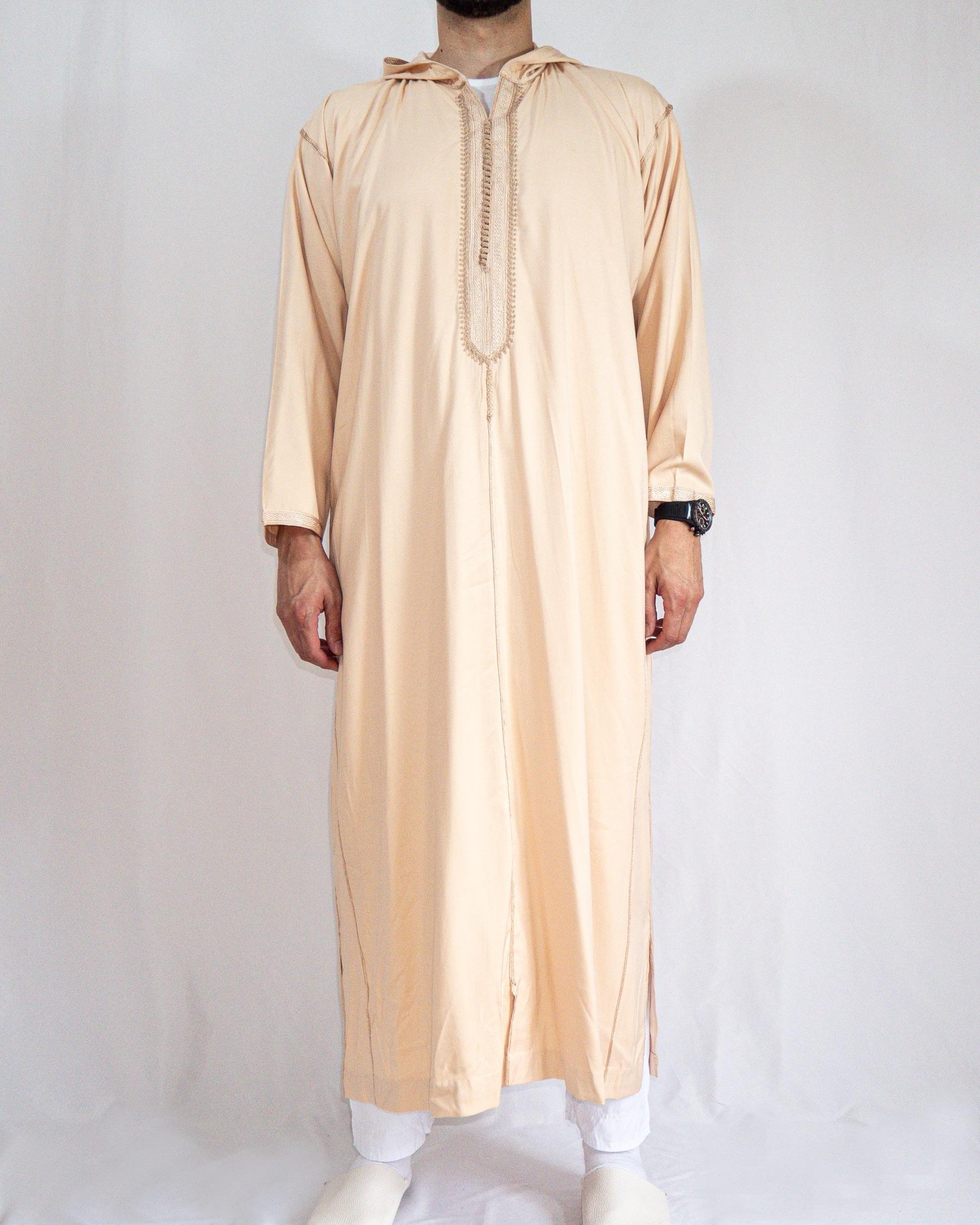 Djellaba royale beige avant