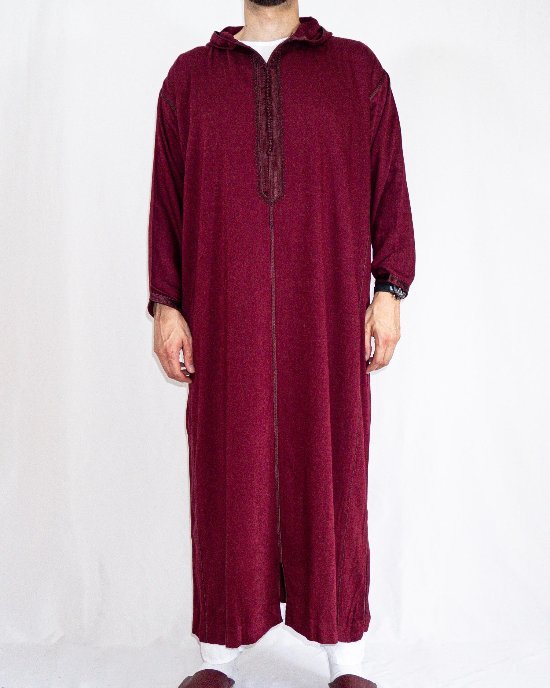 djellaba royale bordeaux avant