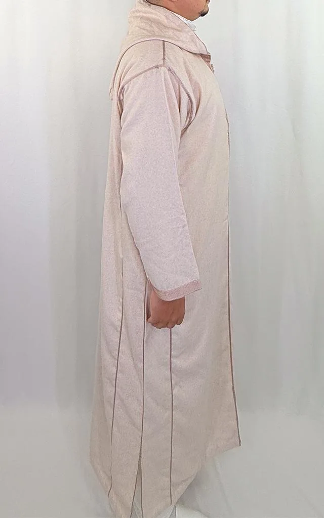 Djellaba Homme Hiver Beige