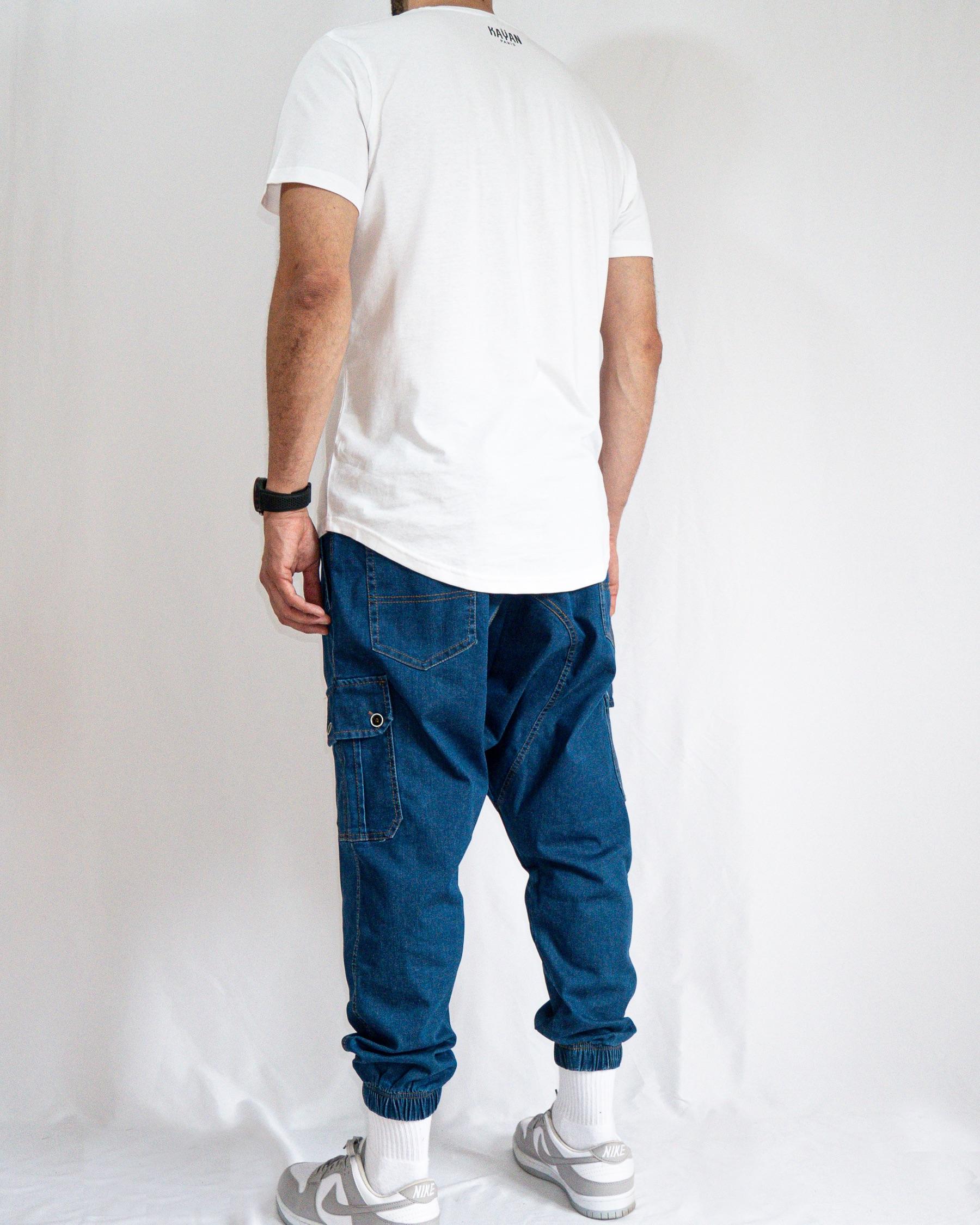 Sarouel Homme Jean Cargo