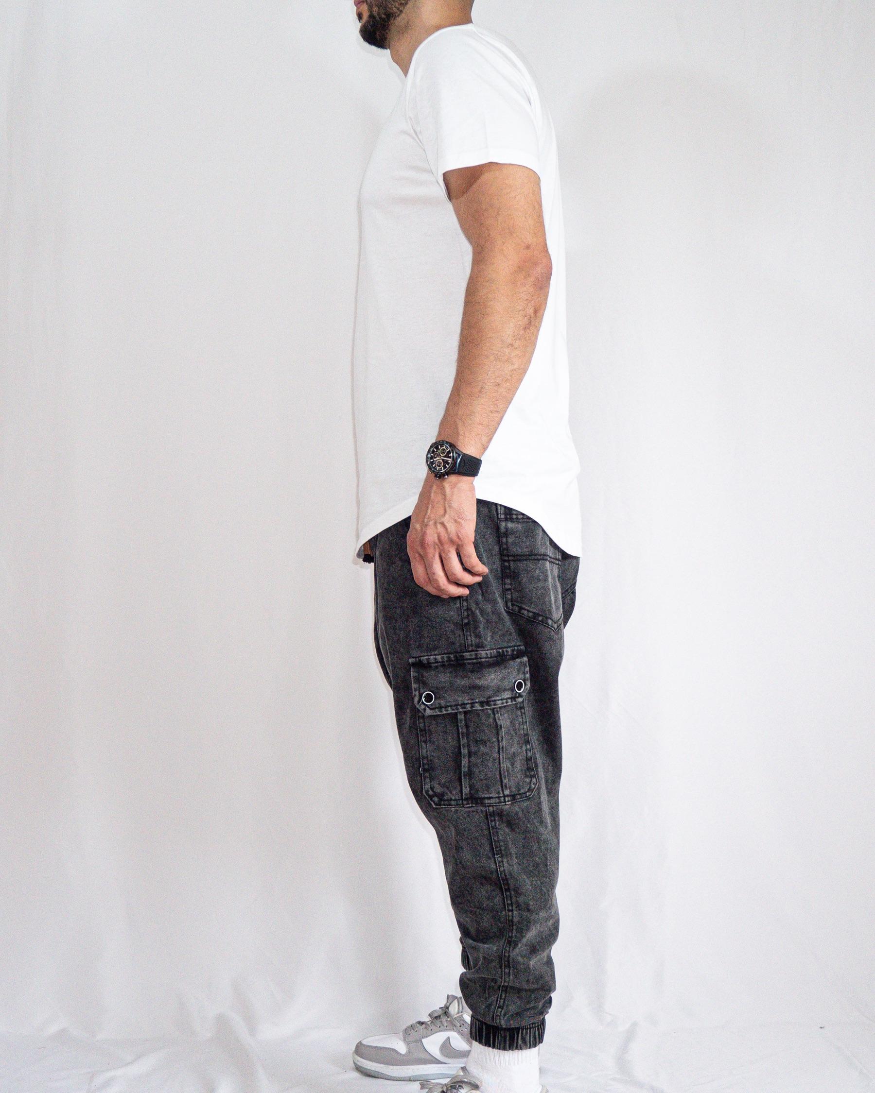 Sarouel Homme Jean Cargo