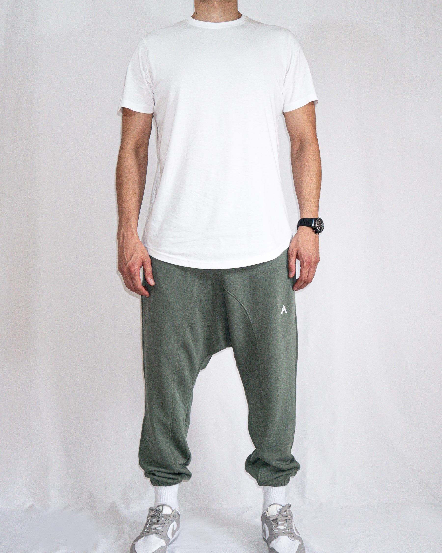 sarouel jogging vert kaki