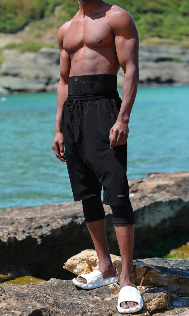 Short de Bain Qaba’il – Maillot de Bain Long Pudique et Moderne pour Homme