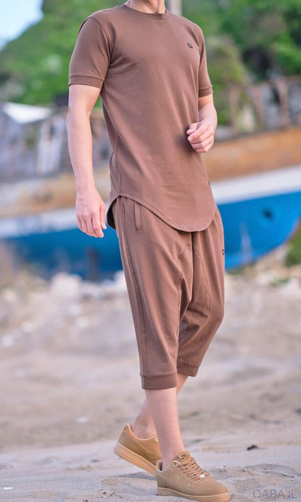 Ensemble Nautik S25 Qaba’il – T-Shirt et Sarouel Pantacourt Homme