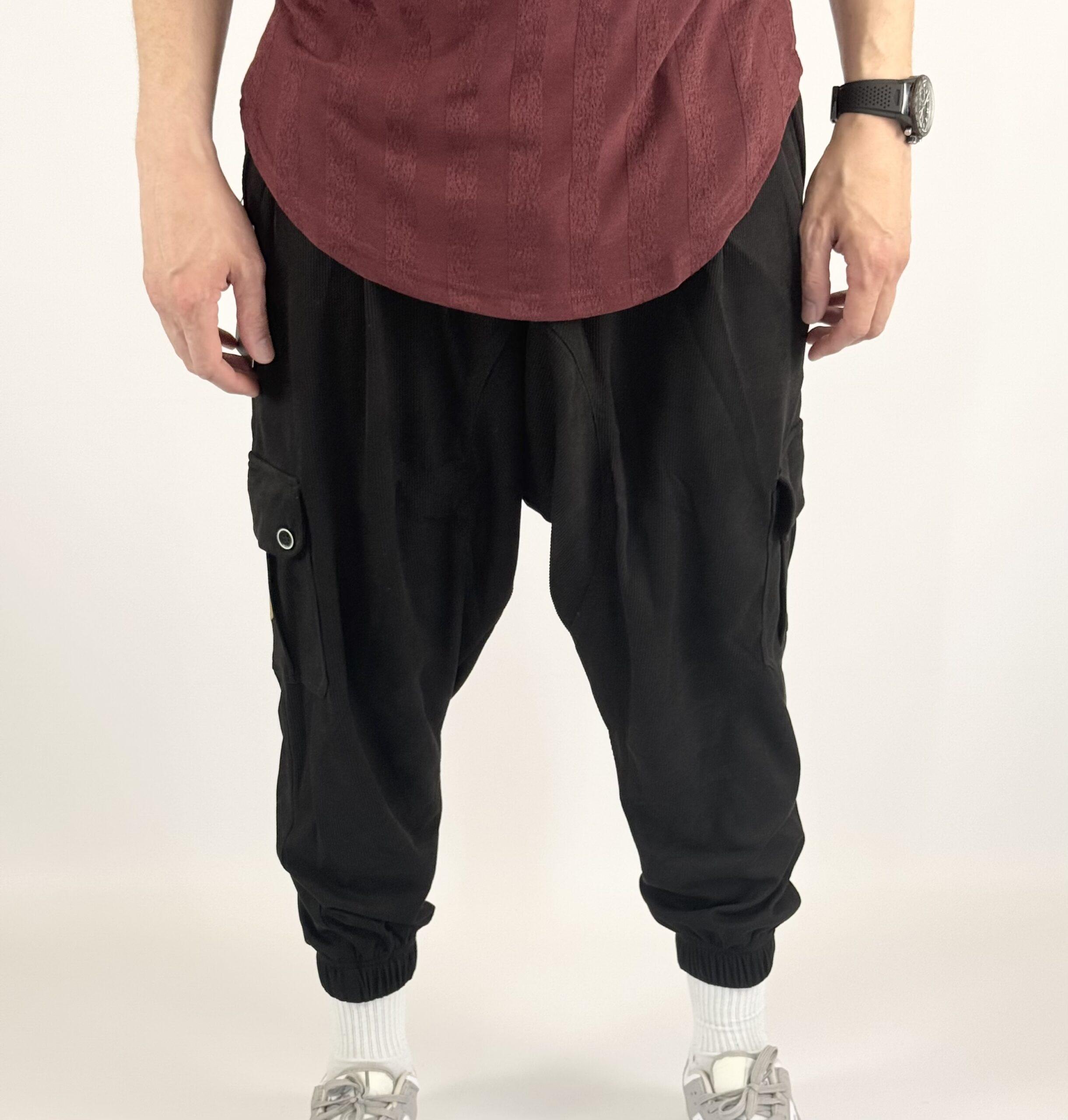 Sarouel Homme Velours - Noir, XL