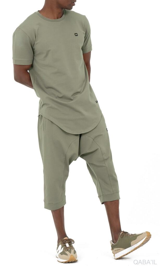 Ensemble Nautik S25 Qaba’il – T-Shirt et Sarouel Pantacourt Homme