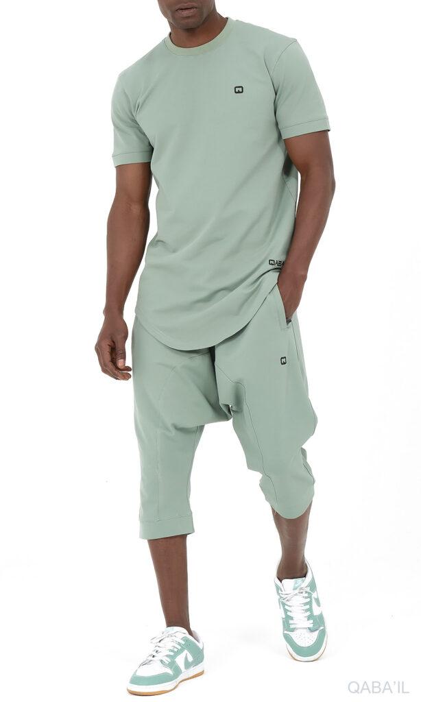 Ensemble Nautik S25 Qaba’il – T-Shirt et Sarouel Pantacourt Homme