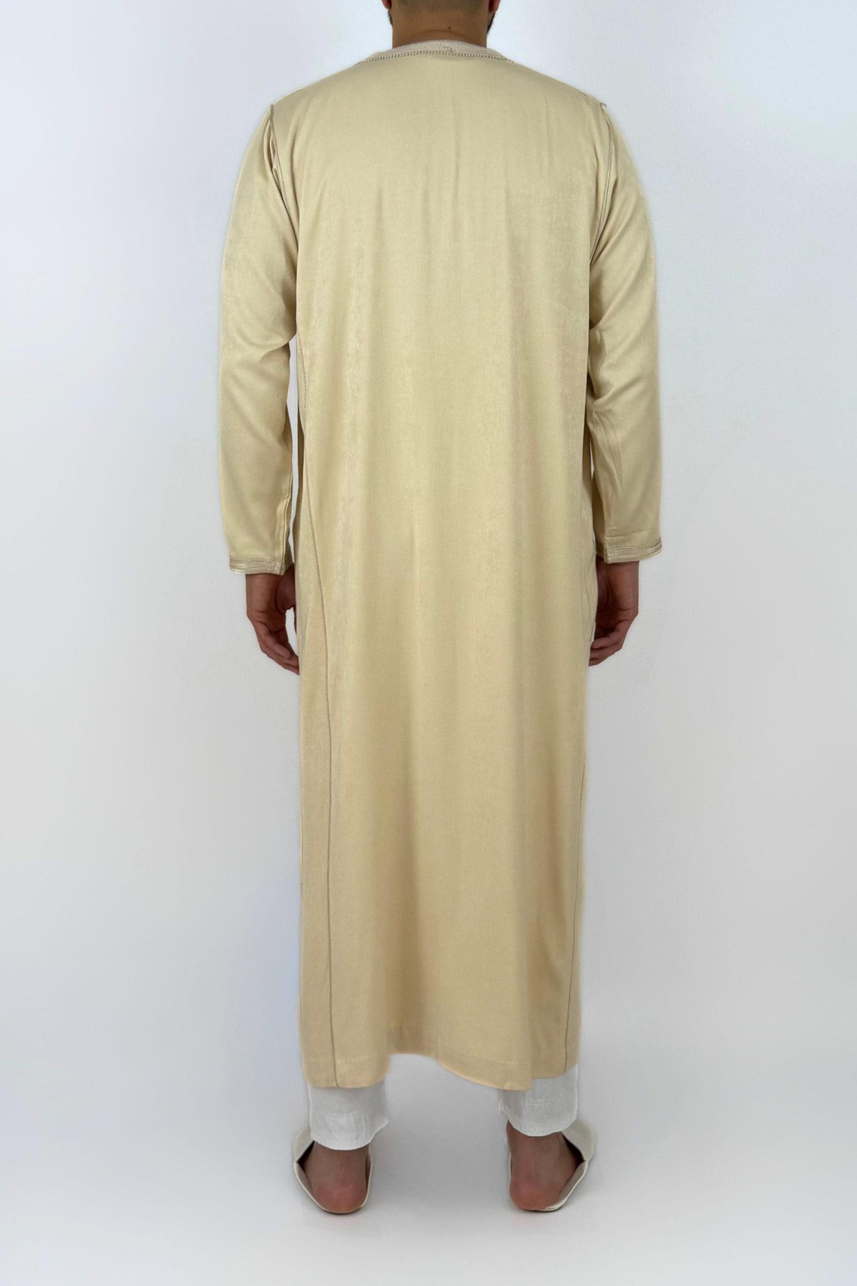 Caftan Homme Peau de Pêche