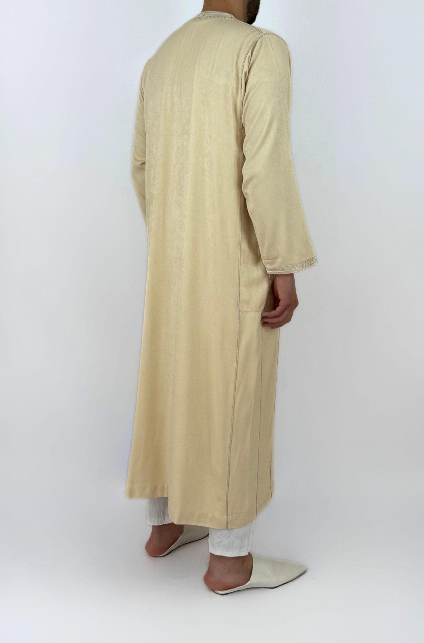 Caftan Homme Peau de Pêche
