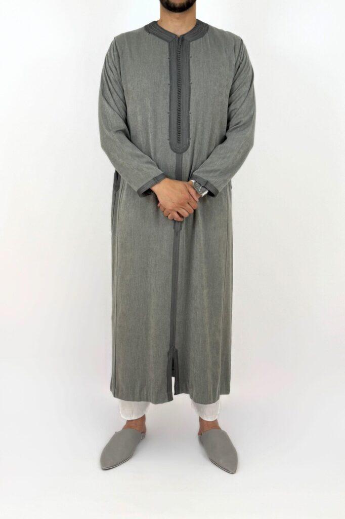Caftan Homme Peau de Pêche
