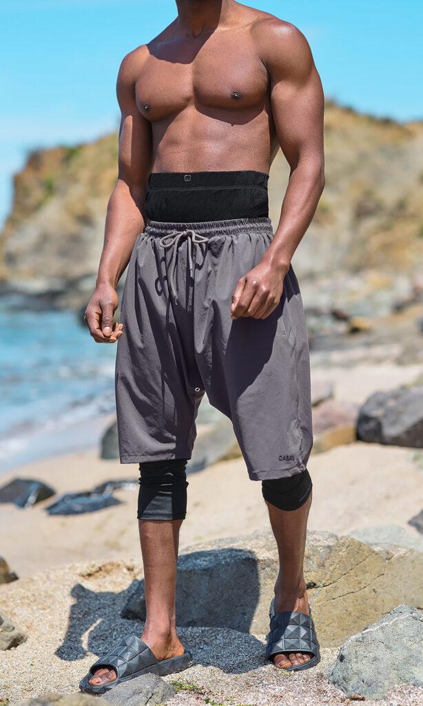 Short de Bain Qaba’il – Maillot de Bain Long Pudique et Moderne pour Homme