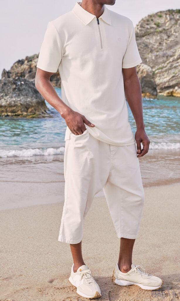 Polo Zip-Up S25 Qaba’il Homme