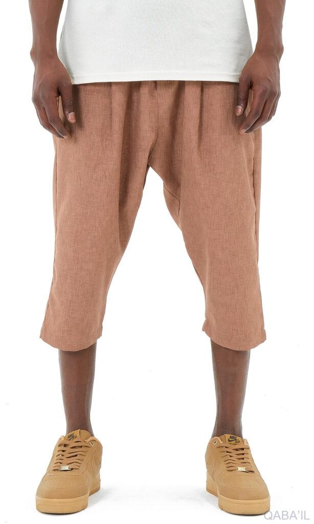 Pantacourt Classik Léger Lin Coton Qaba’il S25 Homme