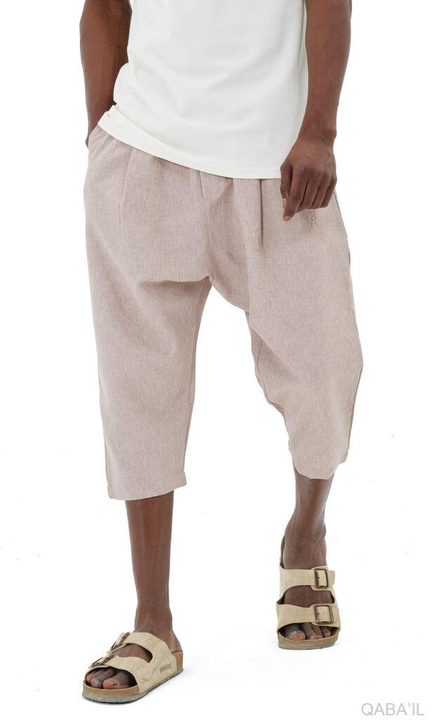 Pantacourt Classik Léger Lin Coton Qaba’il S25 Homme