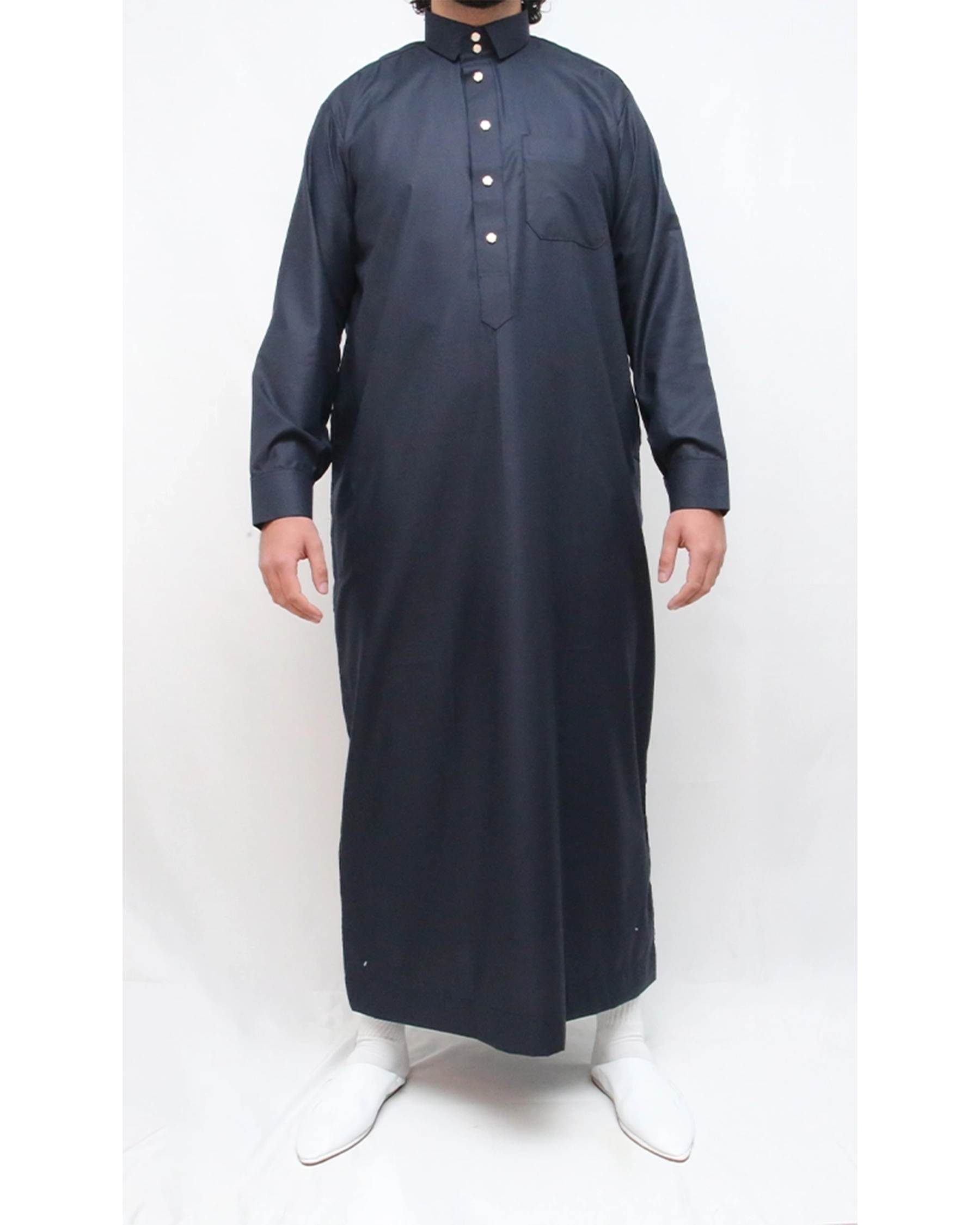 Qamis Qatari - XXL, Bleu Foncé