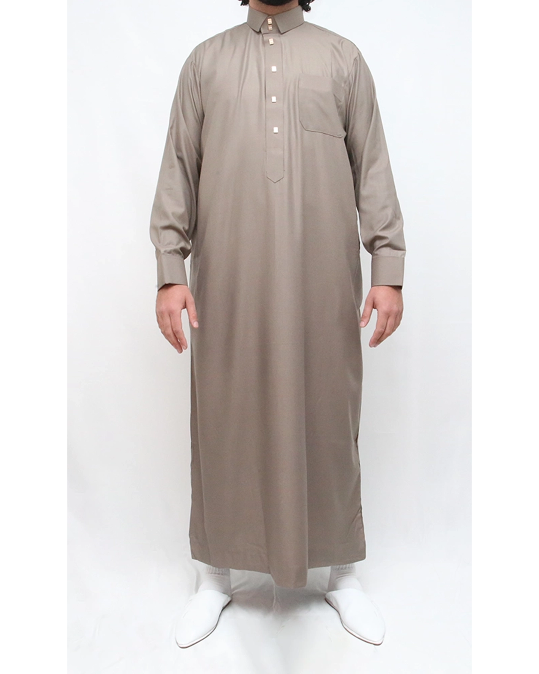 Qamis Qatari - XXL, Taupe