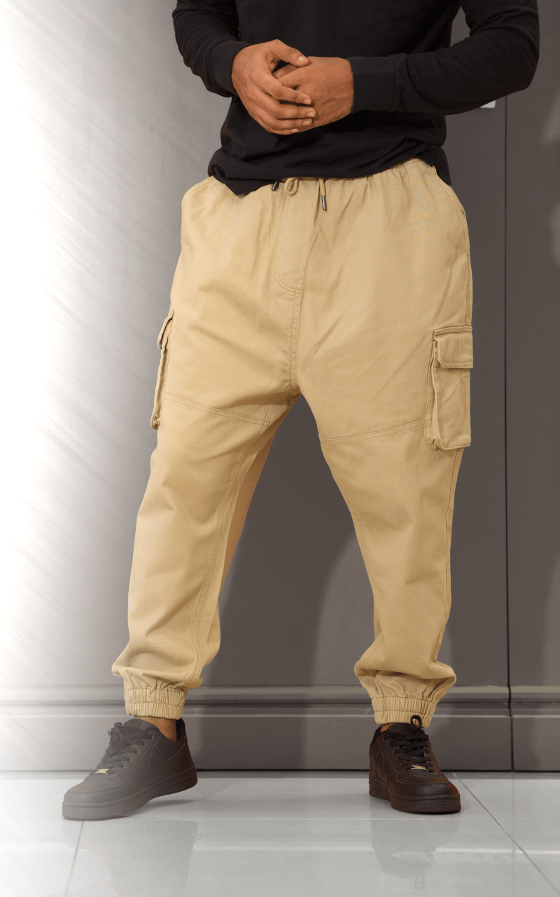 Sarouel Cargo - Beige, XXL