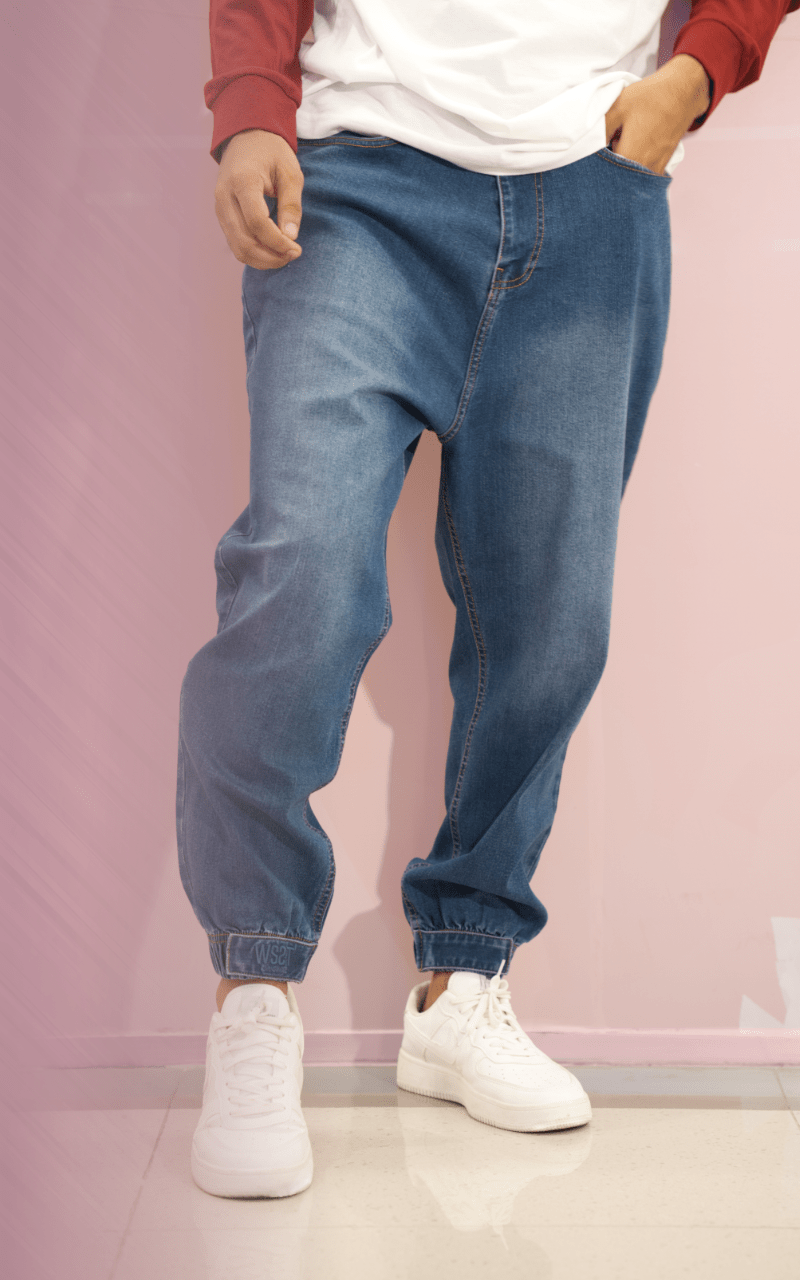 Sarouel Denim - Bleu Foncé, XXL