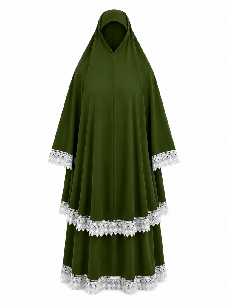 Ensemble Jilbab Dentelle 2 Pièces