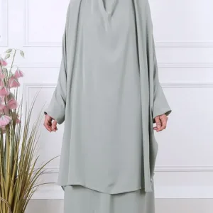 Jilbeb 2 pieces jupe Jamila kaki clair