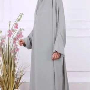 Jilbeb 2 pieces jupe Jamila Gris clair