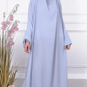 Jilbeb 1 piece jamila bleu clair