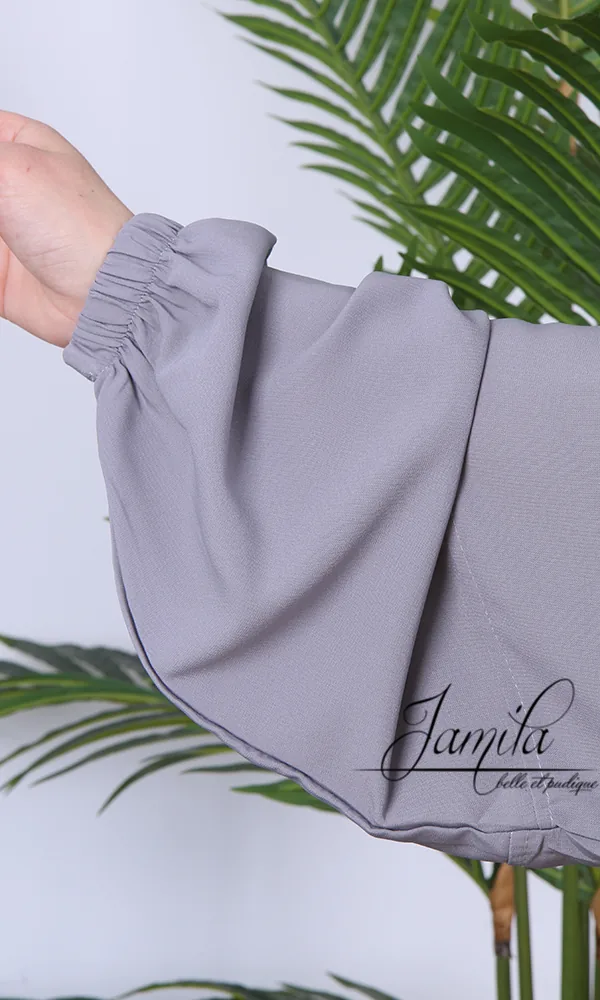 Jilbeb 1 piece jamila gris clair