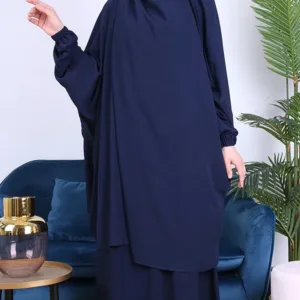 Jilbeb 2 pieces jupe Jamila bleu nuit