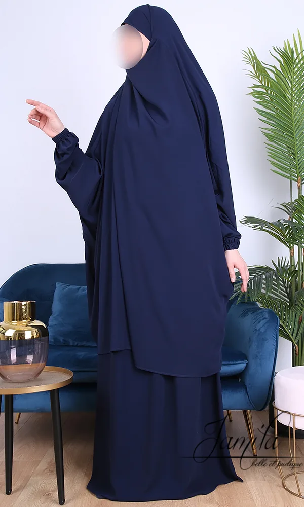 Jilbeb 2 pieces jupe Jamila bleu nuit