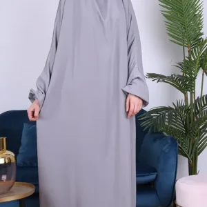 Jilbeb 1 piece jamila gris clair