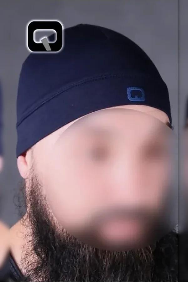 Bonnet qaba'il bleu nuit