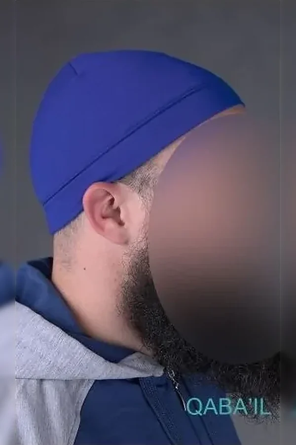 Bonnet qaba'il bleu roy
