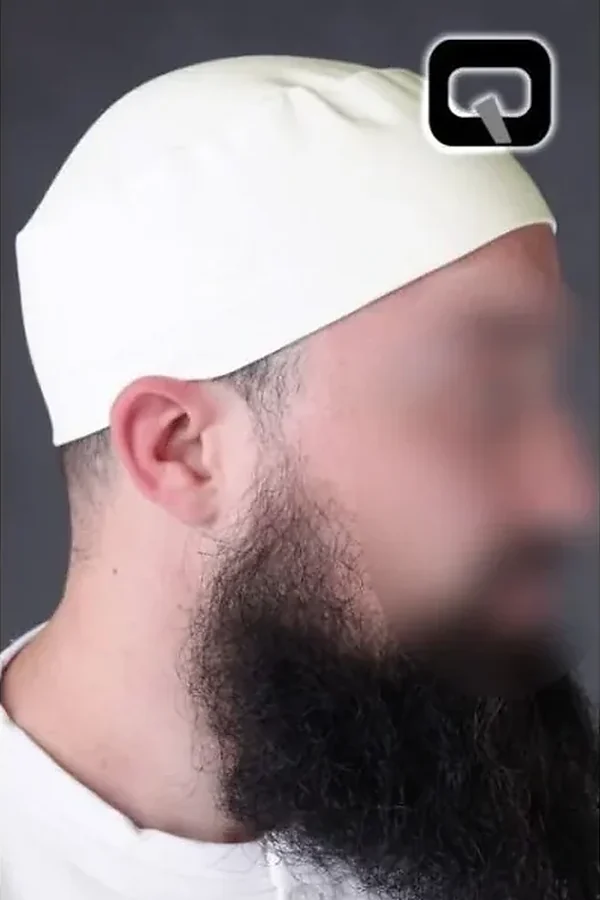 chachia qaba'il blanche creme