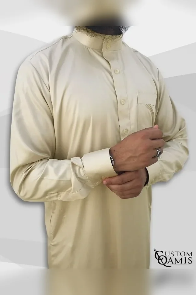 qamis classique saoudien beige