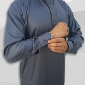 Qamis saoudien classique gris