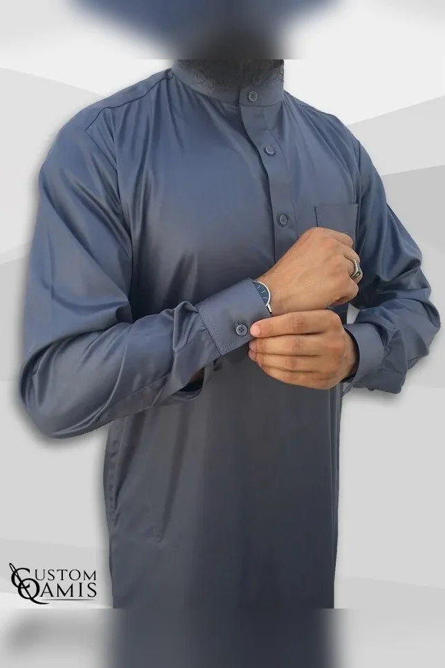 Qamis saoudien classique gris