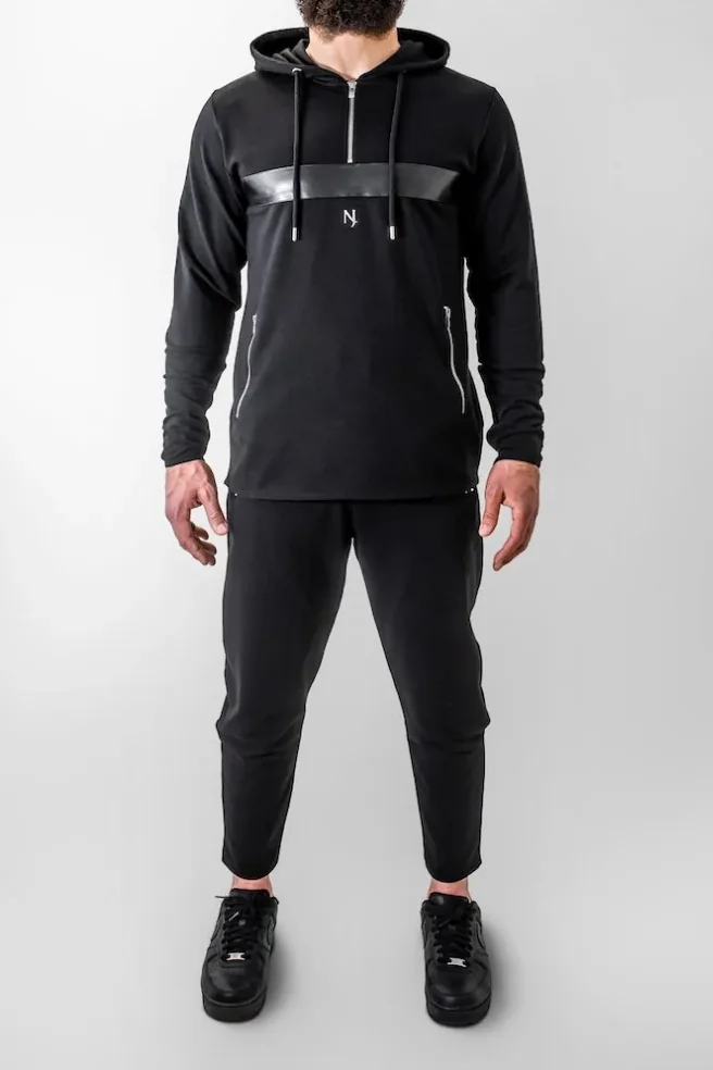 Ensemble noujoum jog1 Noir et argent