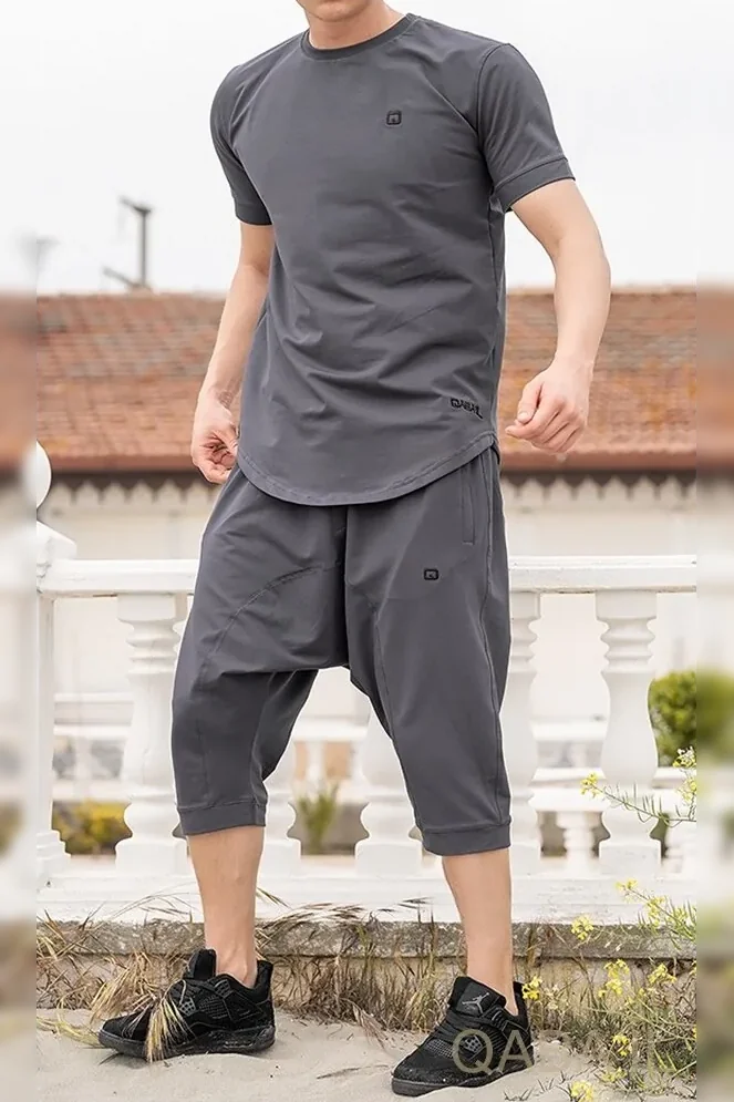 Ensemble qaba'il nautik gris anthracite