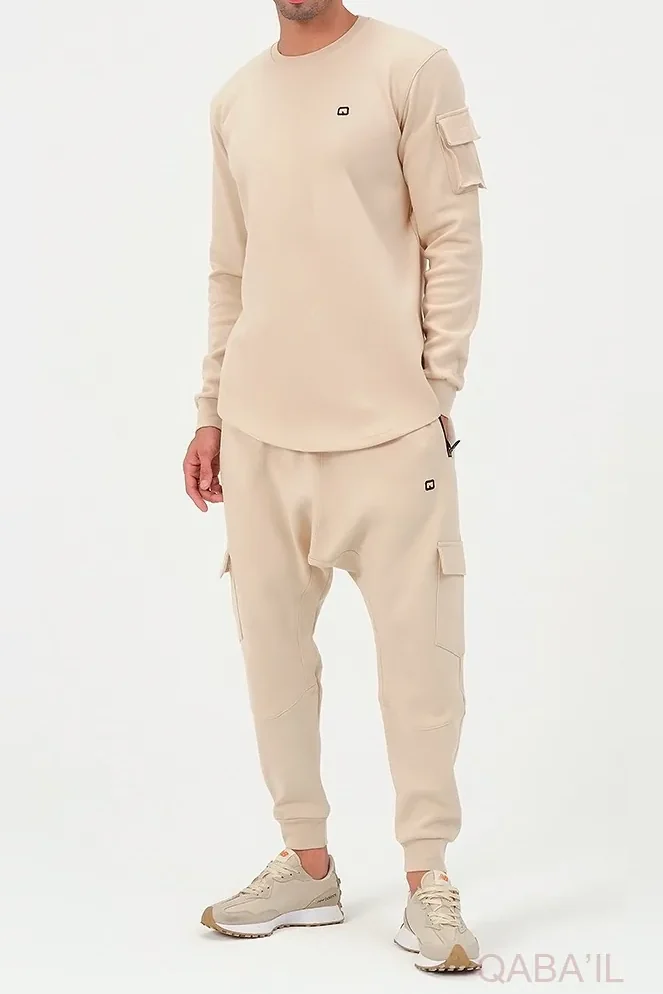 Ensemble qaba'il sniper beige