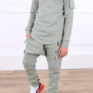 Ensemble qabail enfant neo sniper vert clair