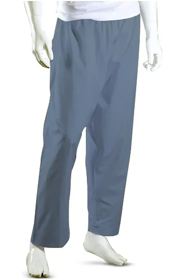 Pantalon qamis bleu gris