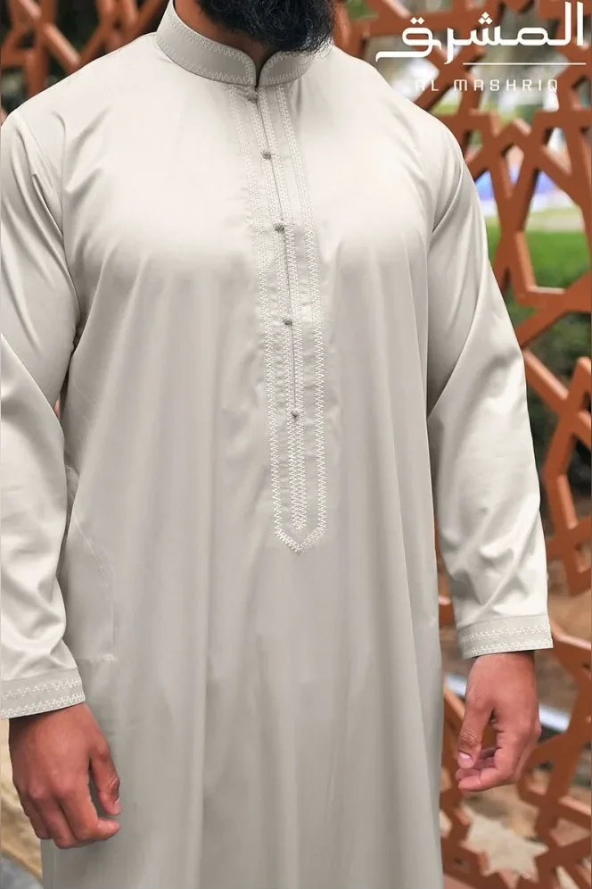 Qamis bahreini Al mashriq Taupe
